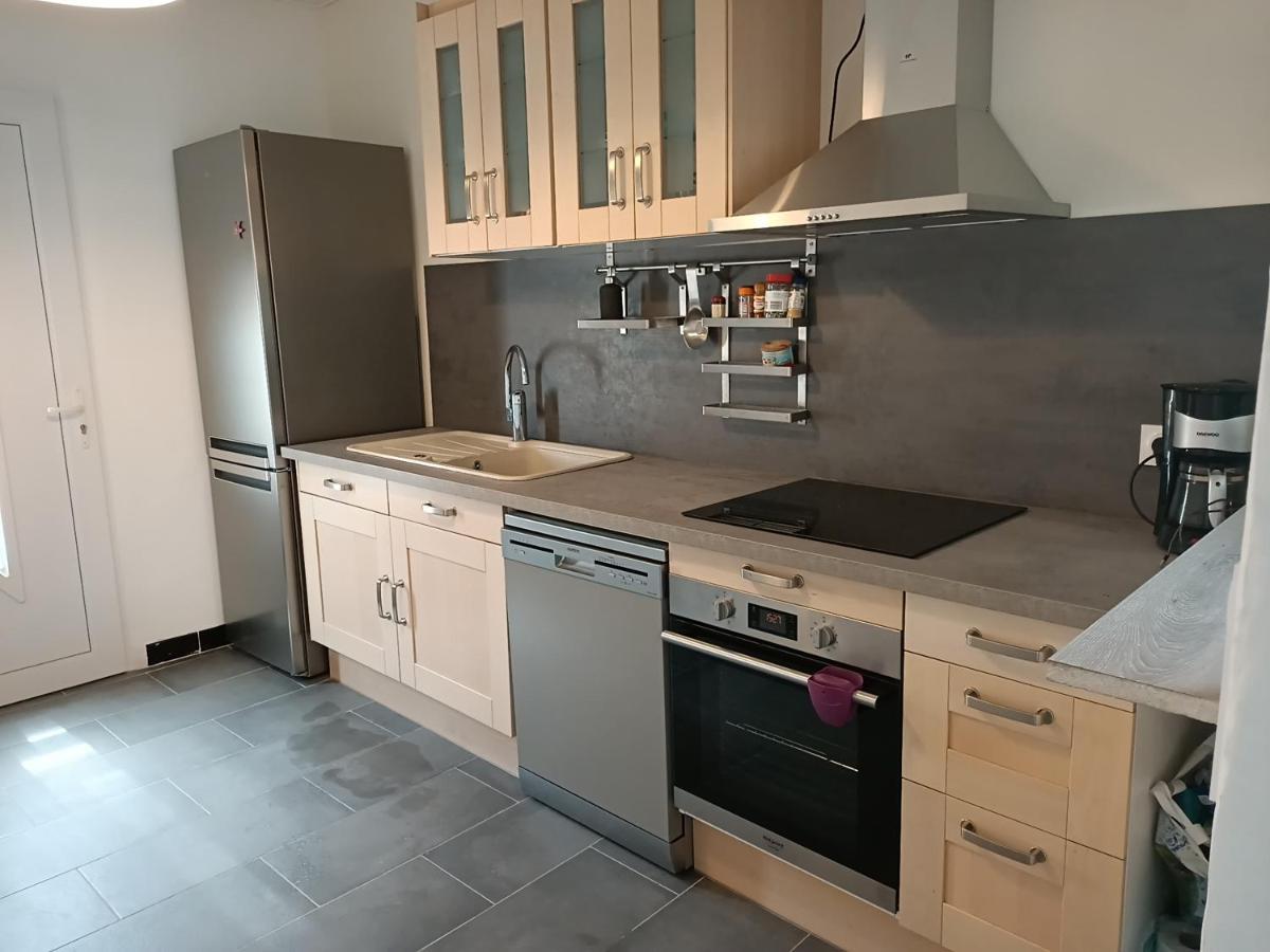 Location Bord De Mer, Villa De Vacances 6-8 Personnes - Jardin Valras-Plage Kültér fotó