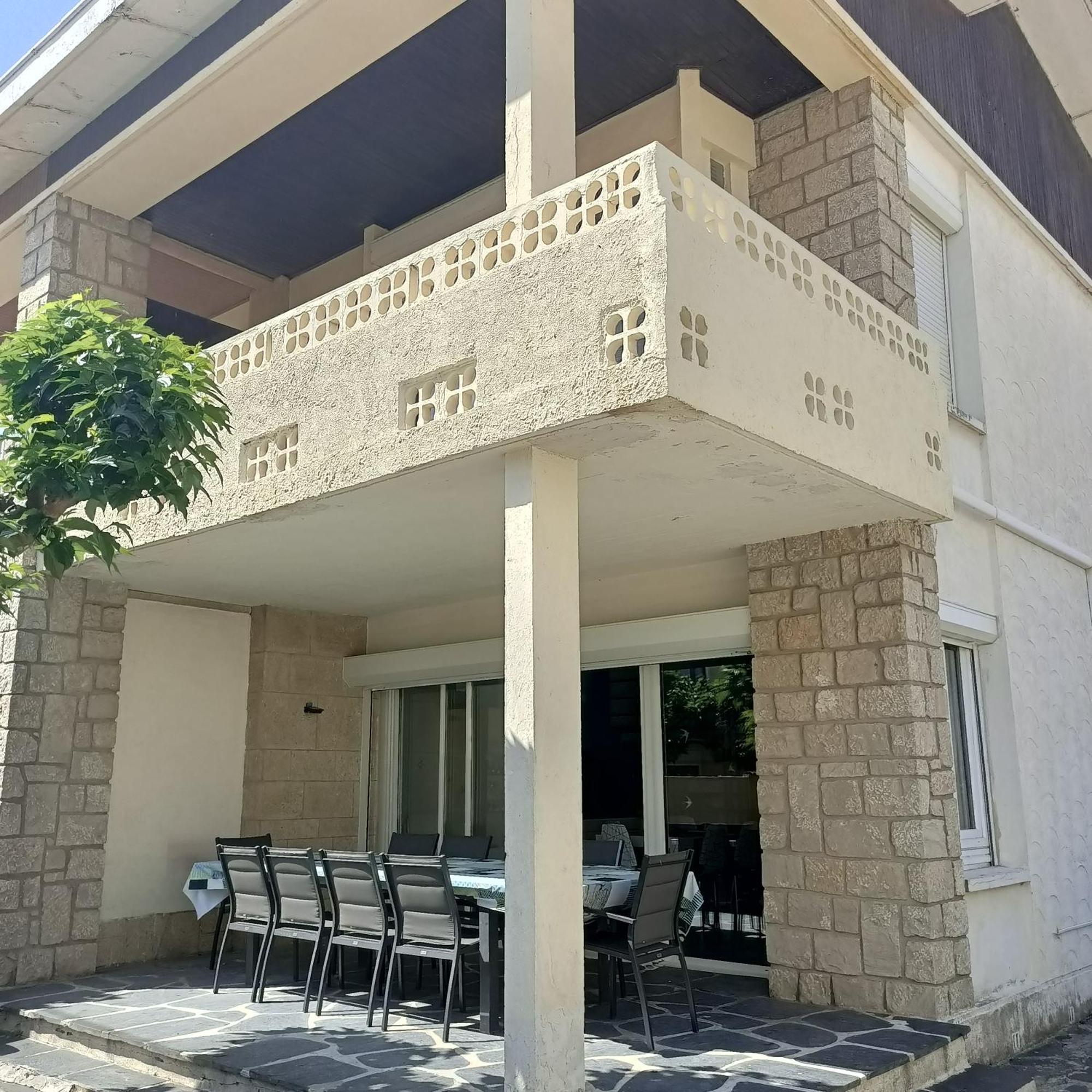 Location Bord De Mer, Villa De Vacances 6-8 Personnes - Jardin Valras-Plage Kültér fotó